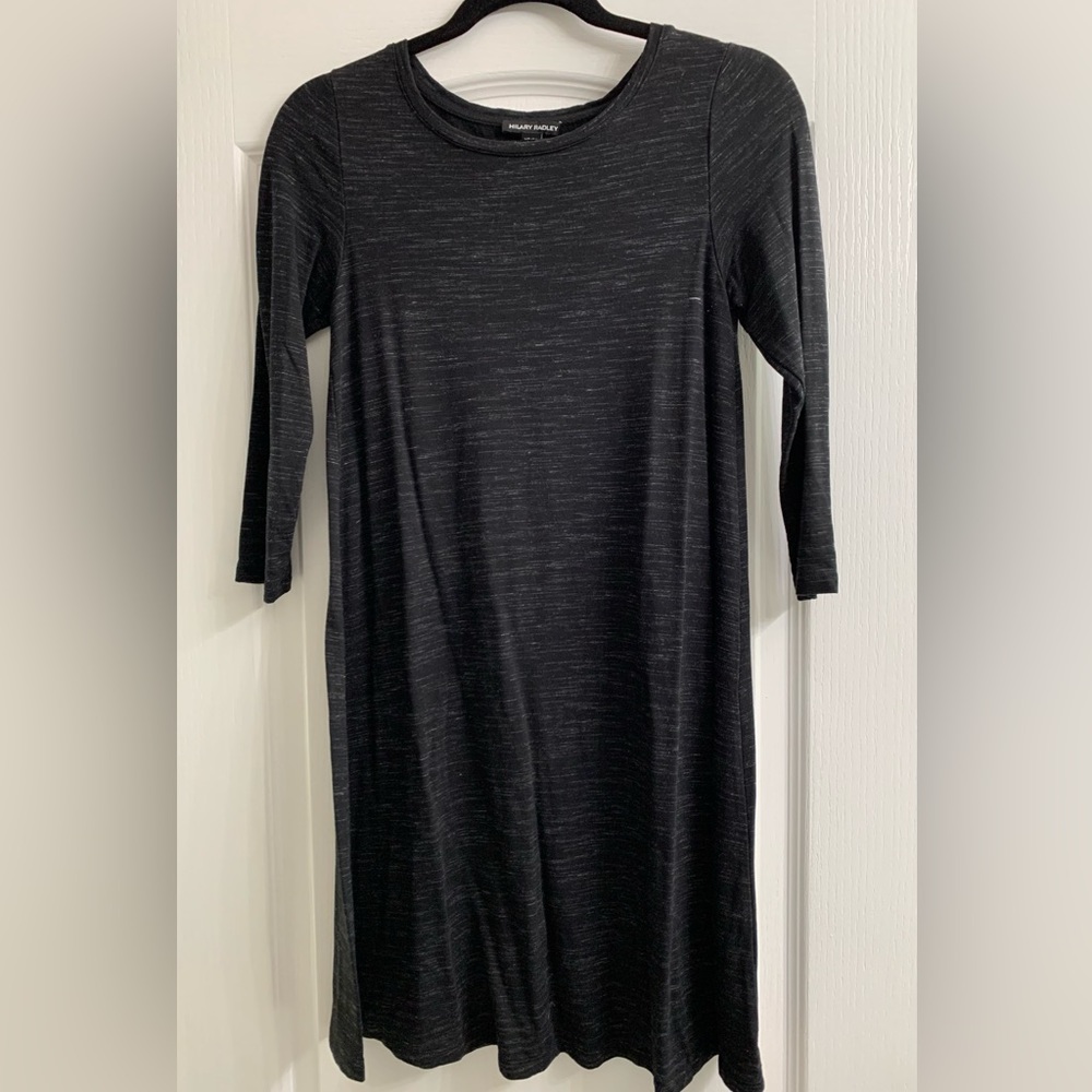 Charcoal 3/4 sleeve dress